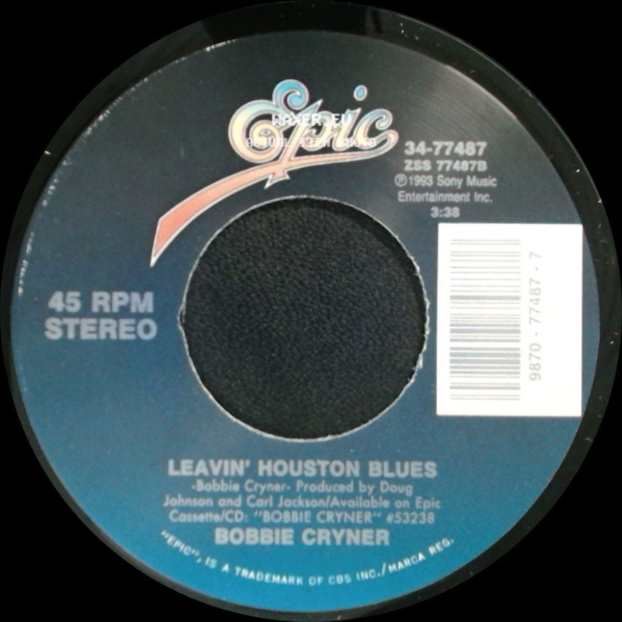Bobbie Cryner - Leavin' Houston Blues / You Could Steal Me side A