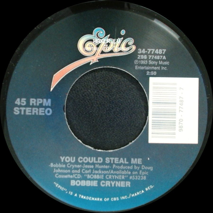 Bobbie Cryner - Leavin' Houston Blues / You Could Steal Me side B