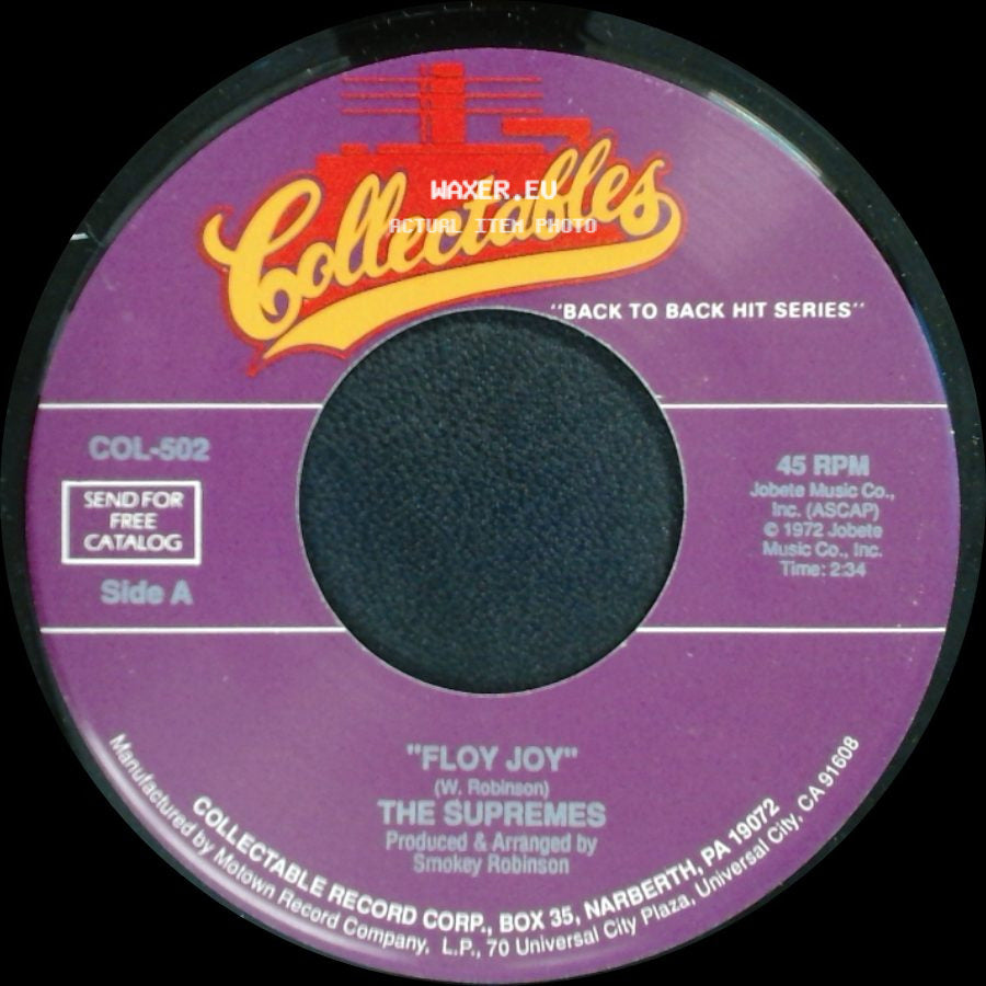 The Supremes - Floy Joy / Touch side A