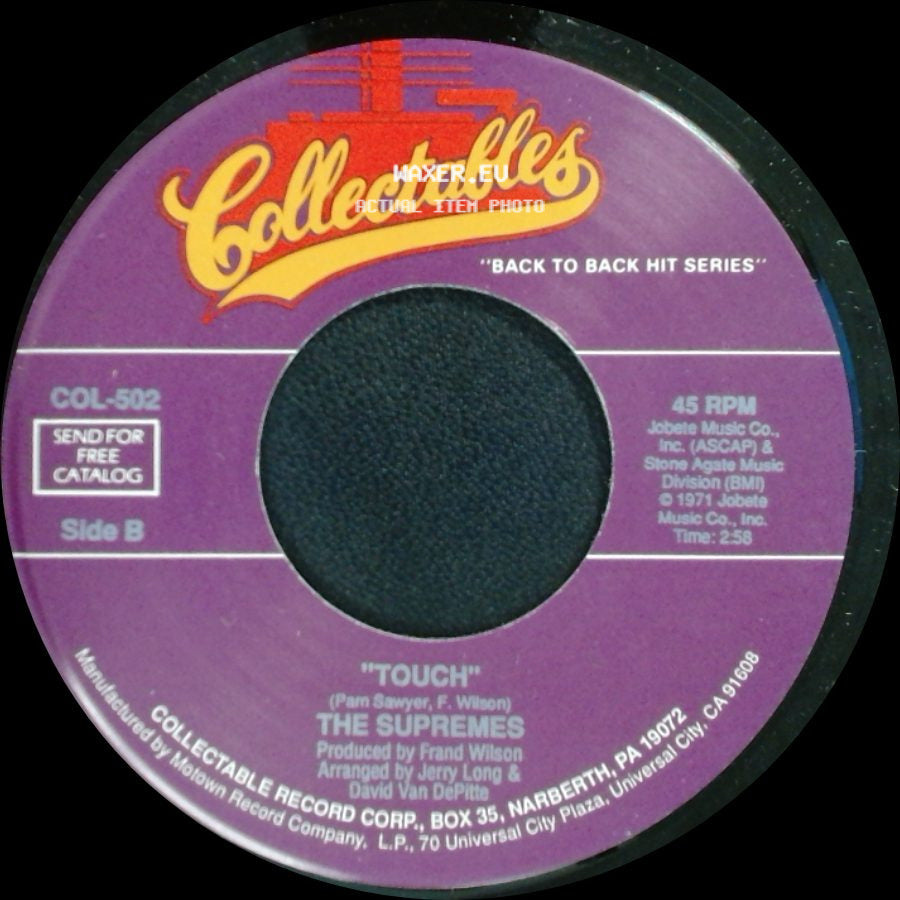 The Supremes - Floy Joy / Touch side B