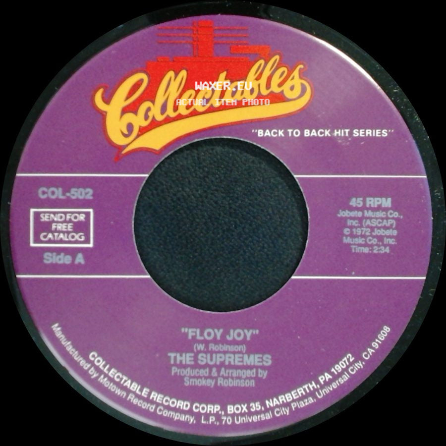 The Supremes - Floy Joy / Touch side A