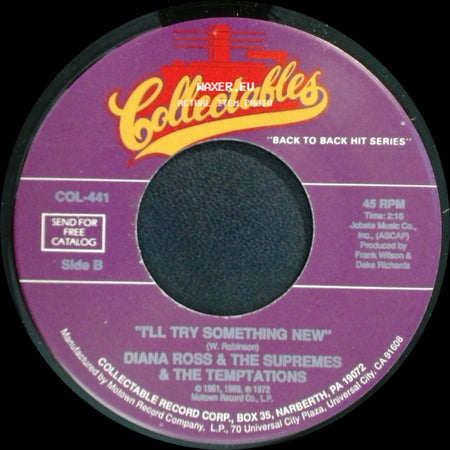 Diana Ross & The Supremes & The Temptations - I'm Gonna Make You Love Me / I'll Try Something New side B