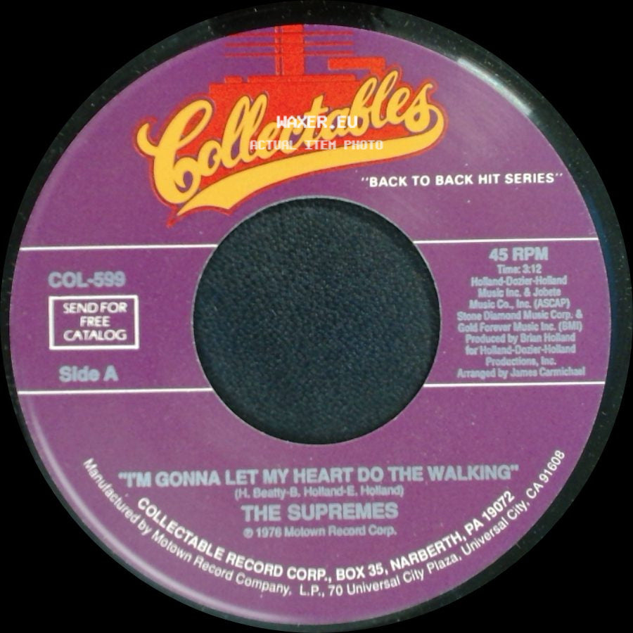 The Supremes - I'm Gonna Let My Heart Do The Walking / You're My Driving Wheel side A