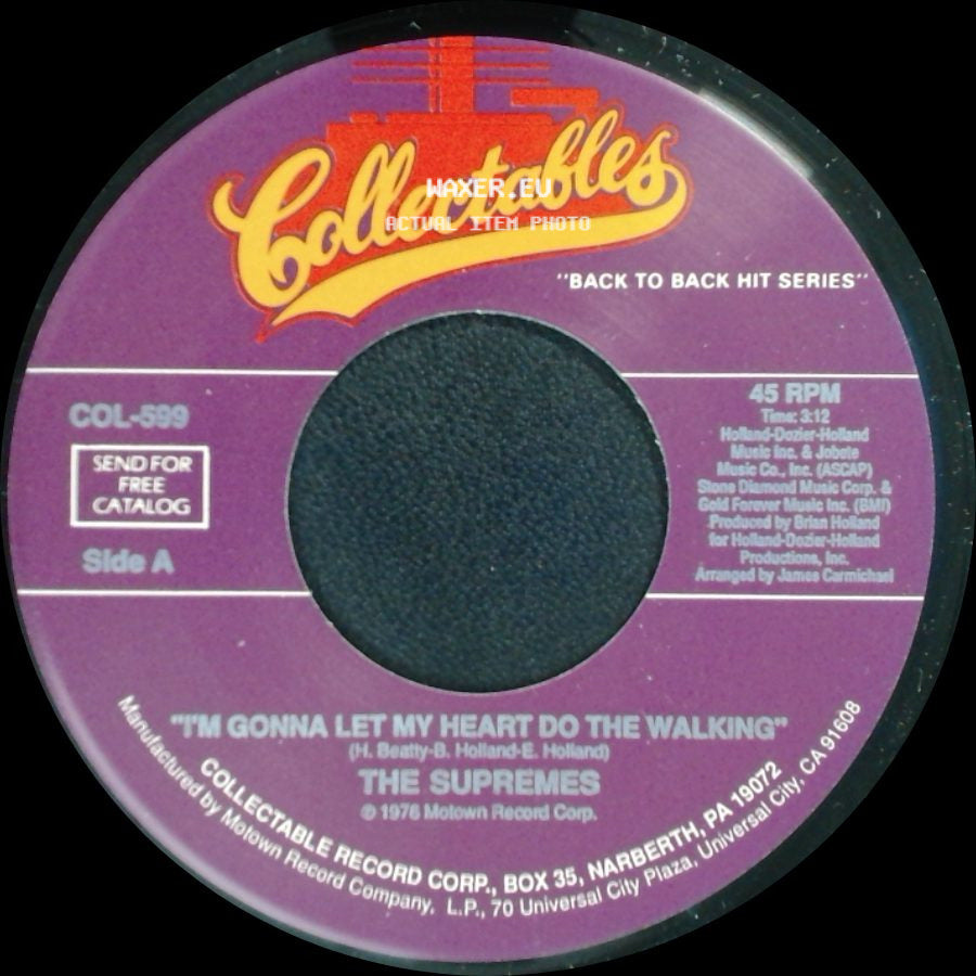 The Supremes - I'm Gonna Let My Heart Do The Walking / You're My Driving Wheel side A