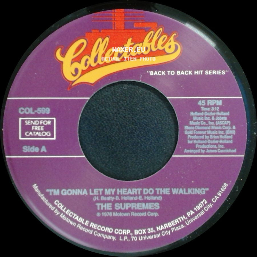 The Supremes - I'm Gonna Let My Heart Do The Walking / You're My Driving Wheel side A