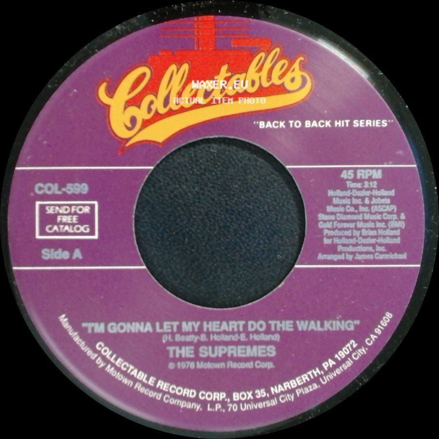 The Supremes - I'm Gonna Let My Heart Do The Walking / You're My Driving Wheel side A