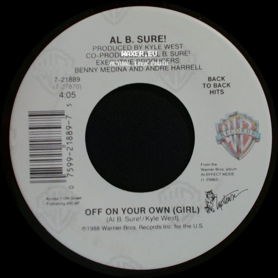 Al B. Sure! - Off On Your Own (Girl) / Nite And Day side A
