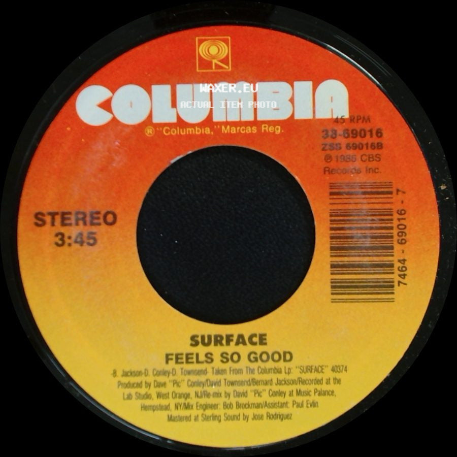 Surface - You Are My Everything / Feels So Good side B