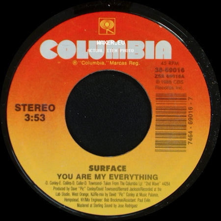 Surface - You Are My Everything / Feels So Good side A