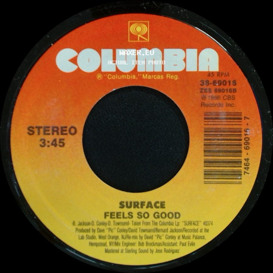 Surface - You Are My Everything / Feels So Good side B