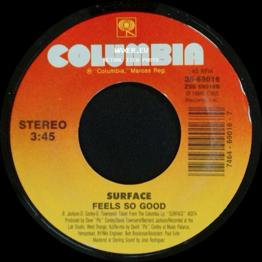 Surface - You Are My Everything / Feels So Good side B