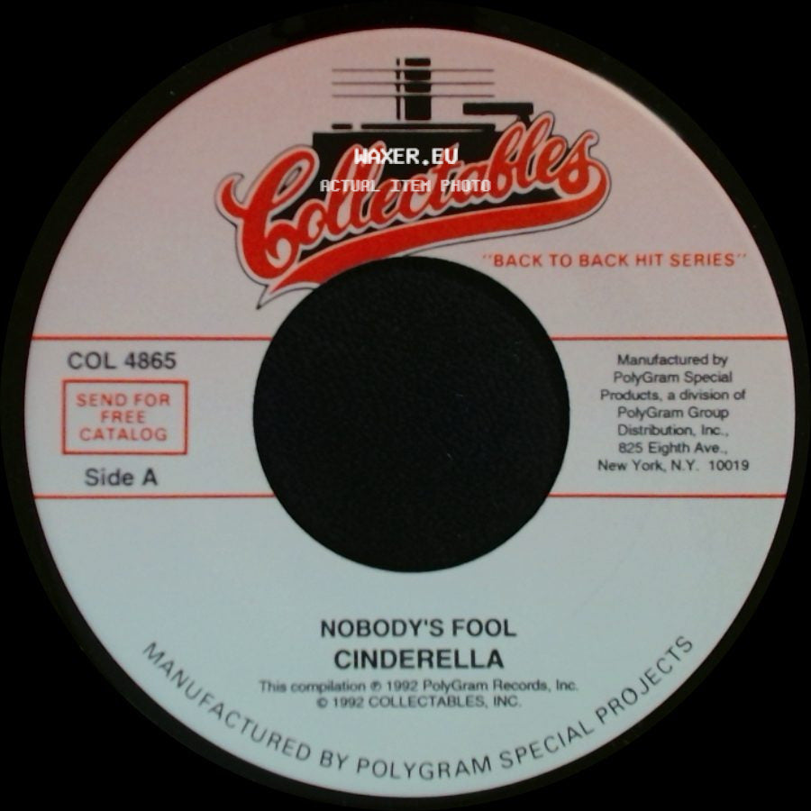 Cinderella - Nobody's Fool / Shelter Me side A