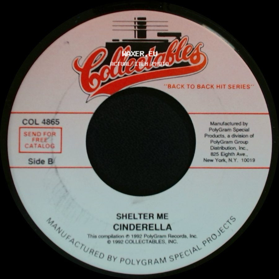 Cinderella - Nobody's Fool / Shelter Me side B