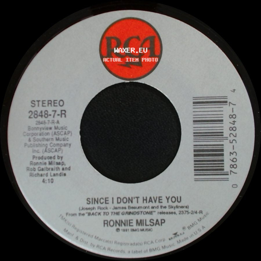 Ronnie Milsap - Since I Don't Have You / I Ain't Gonna Cry No More side A