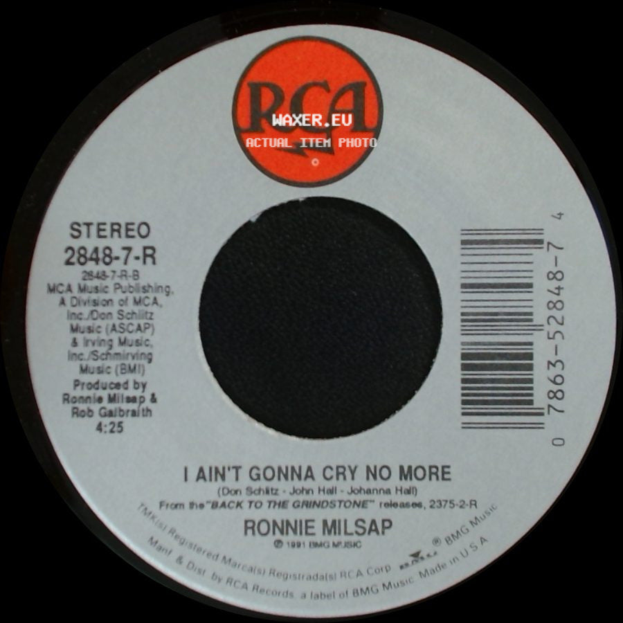 Ronnie Milsap - I Ain't Gonna Cry No More / Since I Don't Have You side A