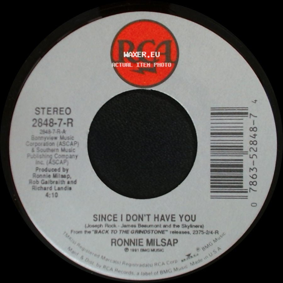 Ronnie Milsap - Since I Don't Have You / I Ain't Gonna Cry No More side A