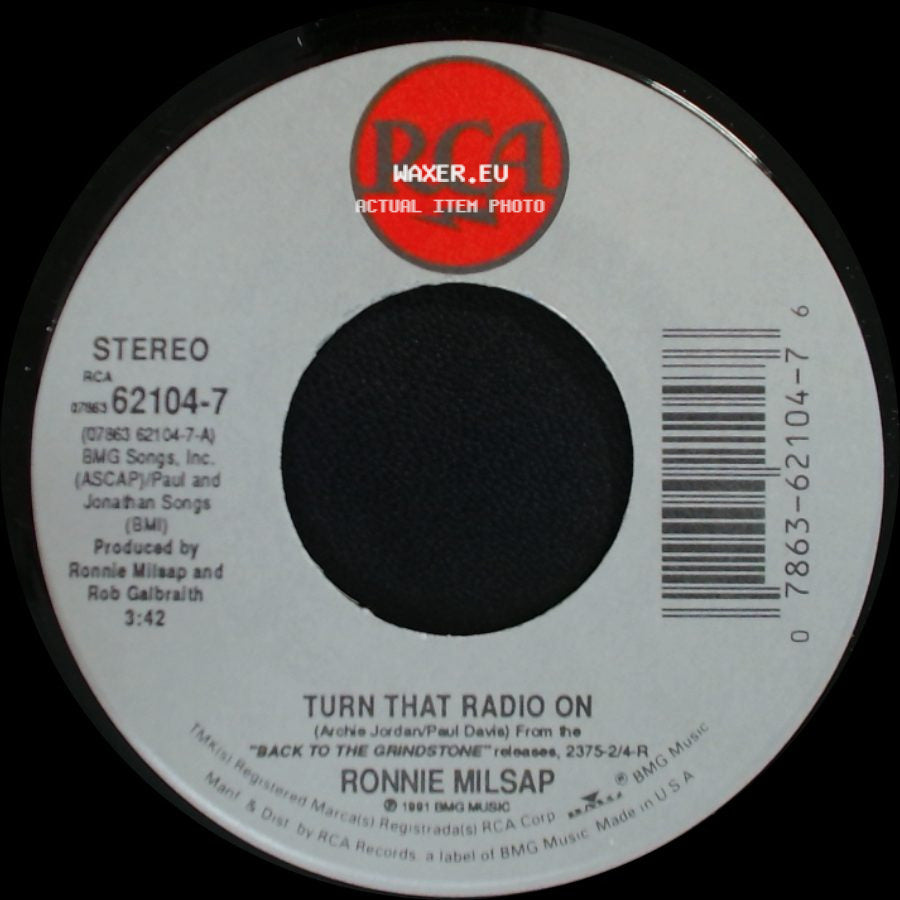Ronnie Milsap - Turn That Radio On / Old Habits Are Hard To Break side A