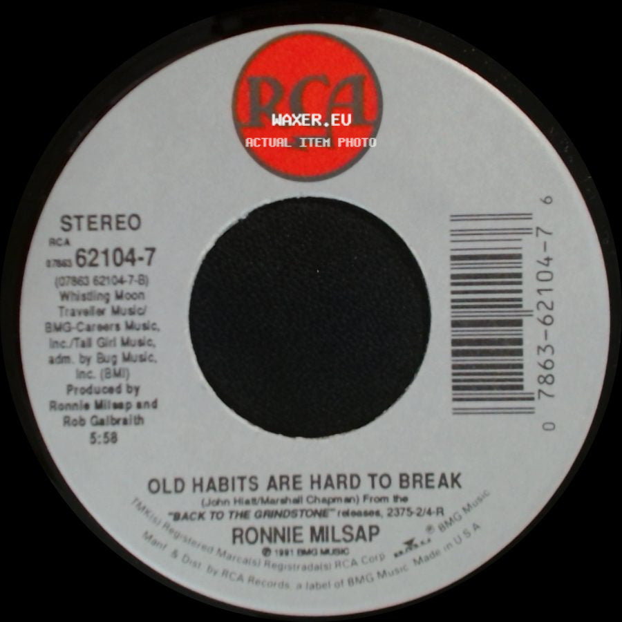 Ronnie Milsap - Turn That Radio On / Old Habits Are Hard To Break side B