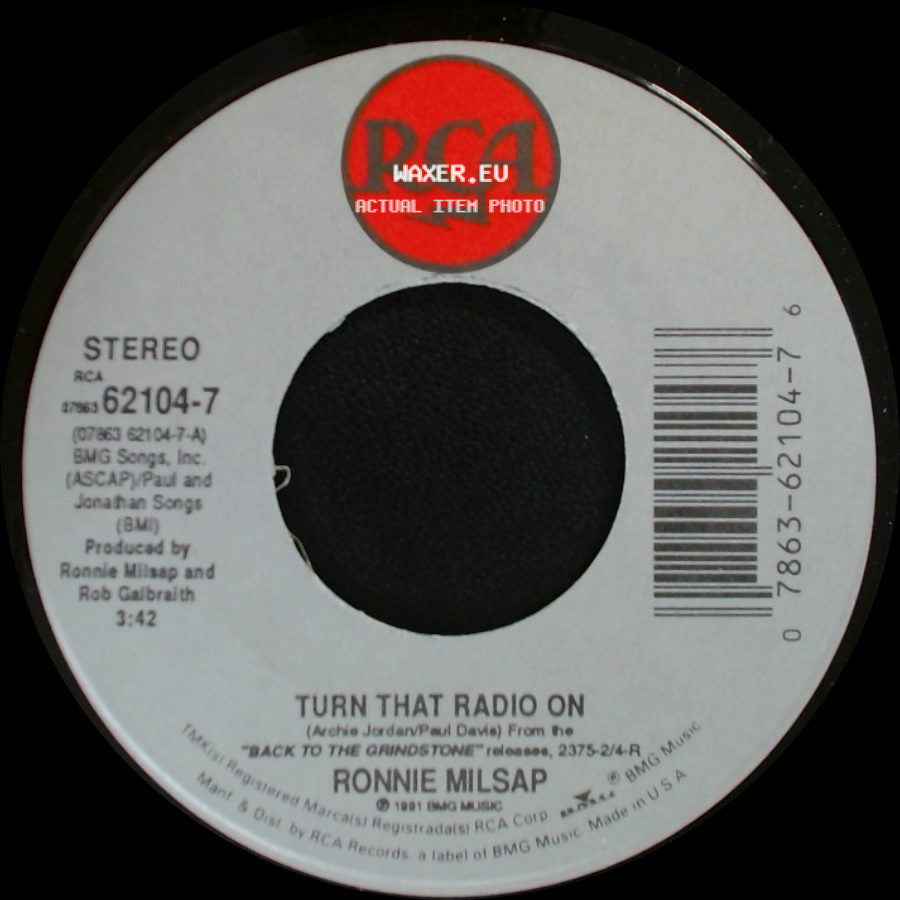 Ronnie Milsap - Turn That Radio On / Old Habits Are Hard To Break side A