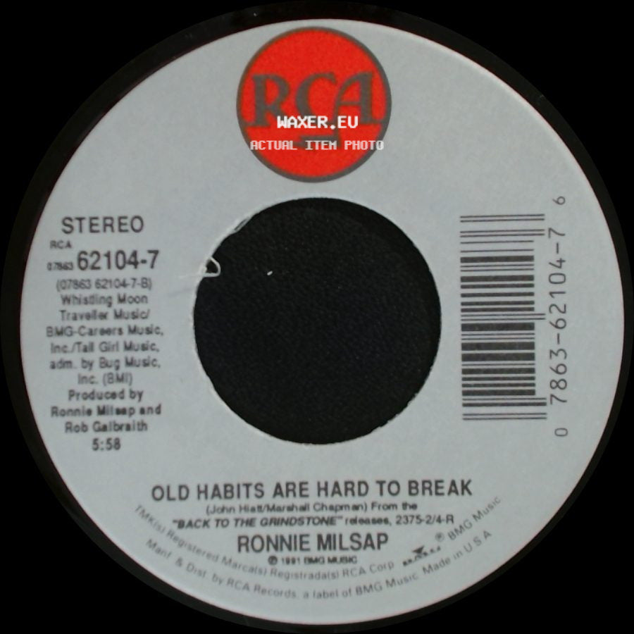 Ronnie Milsap - Turn That Radio On / Old Habits Are Hard To Break side B