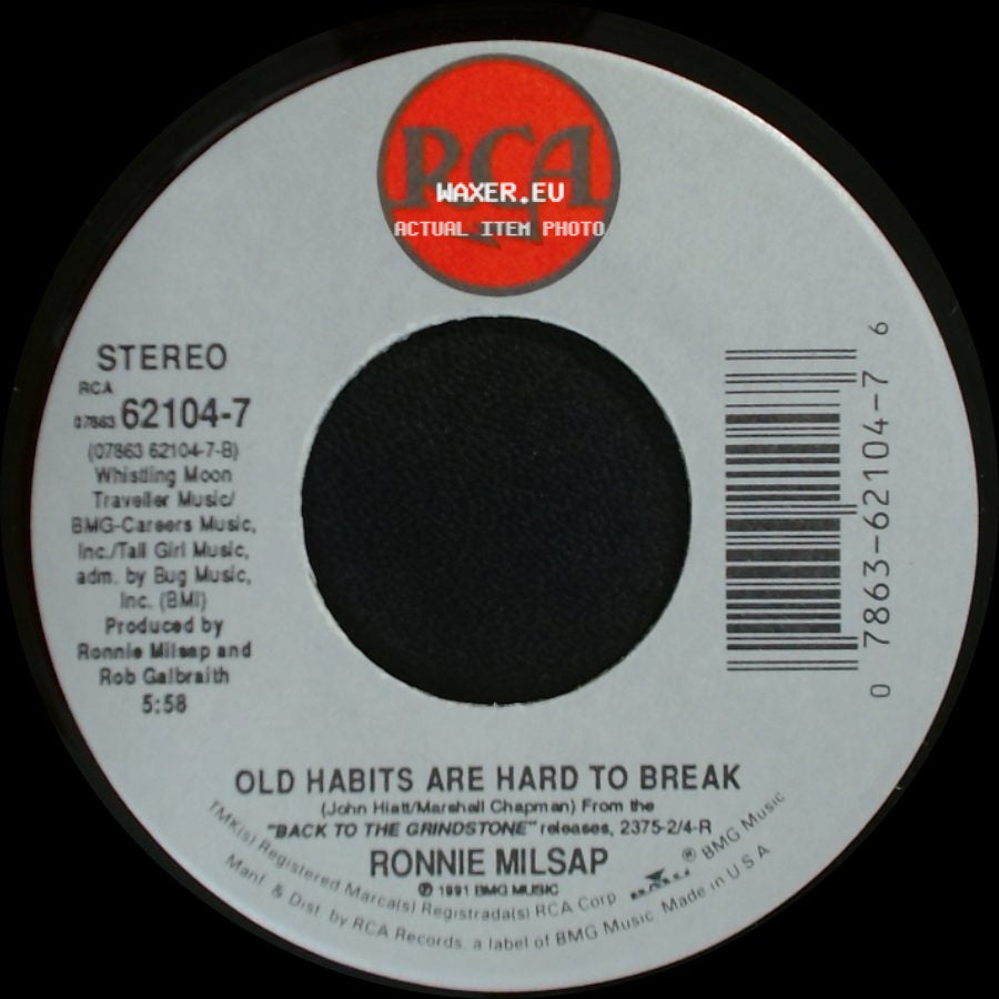 Ronnie Milsap - Old Habits Are Hard To Break / Turn That Radio On side A