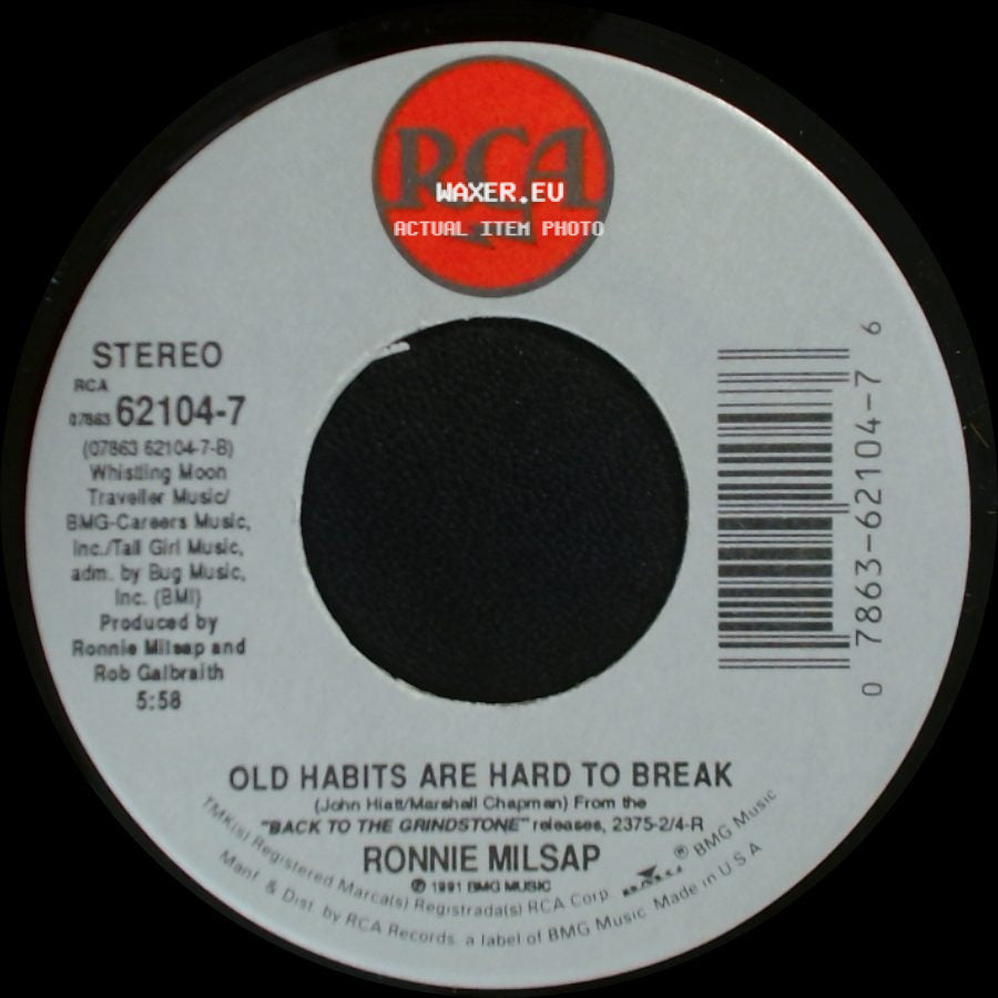 Ronnie Milsap - Old Habits Are Hard To Break / Turn That Radio On side A
