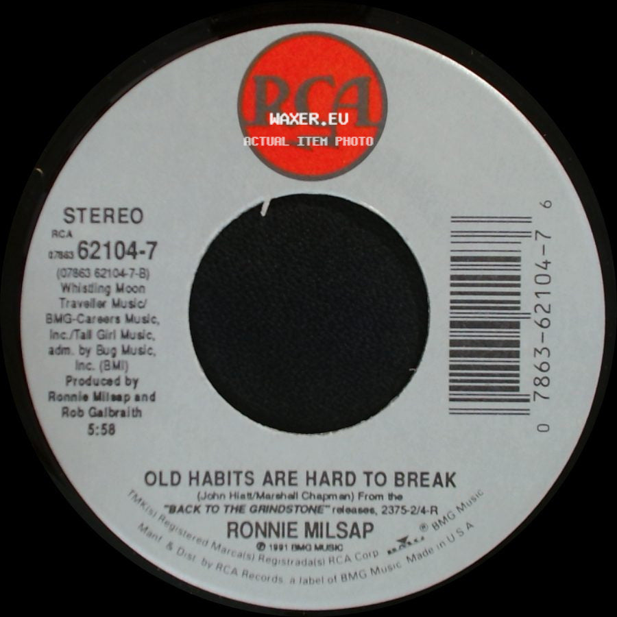 Ronnie Milsap - Old Habits Are Hard To Break / Turn That Radio On side A