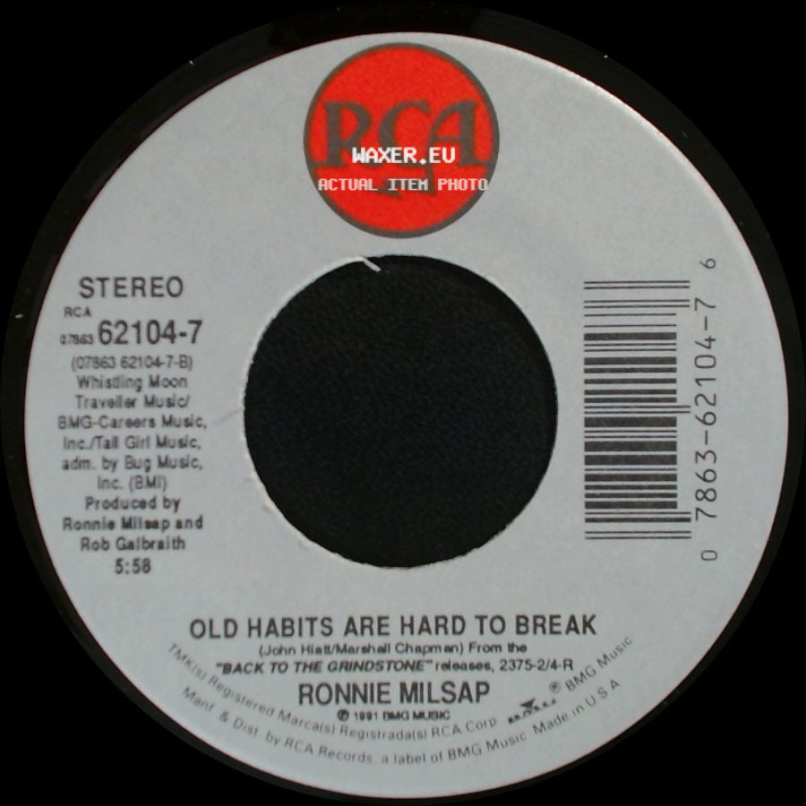 Ronnie Milsap - Old Habits Are Hard To Break / Turn That Radio On side A