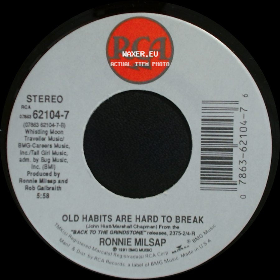 Ronnie Milsap - Turn That Radio On / Old Habits Are Hard To Break side B