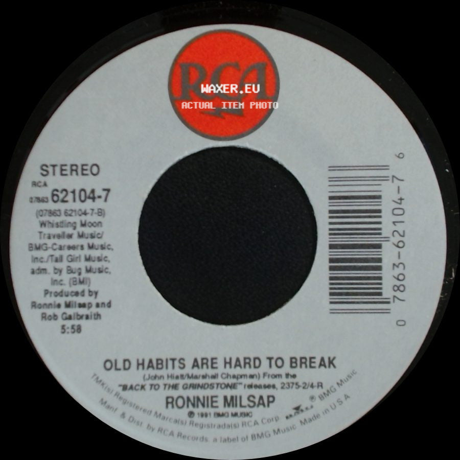 Ronnie Milsap - Old Habits Are Hard To Break / Turn That Radio On side A
