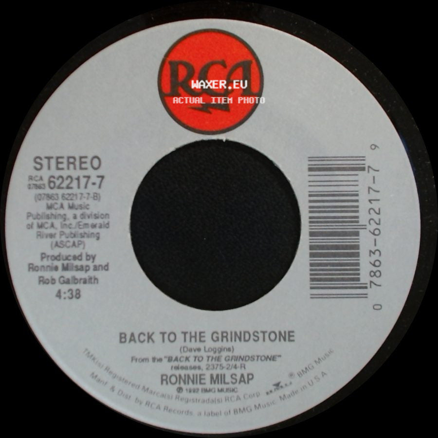 Ronnie Milsap - Back To The Grindstone / All Is Fair In Love And War side A