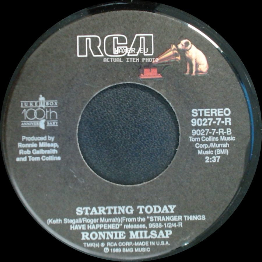 Ronnie Milsap - A Woman In Love / Starting Today side B