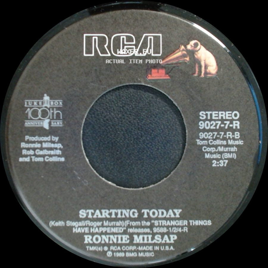 Ronnie Milsap - A Woman In Love / Starting Today side B