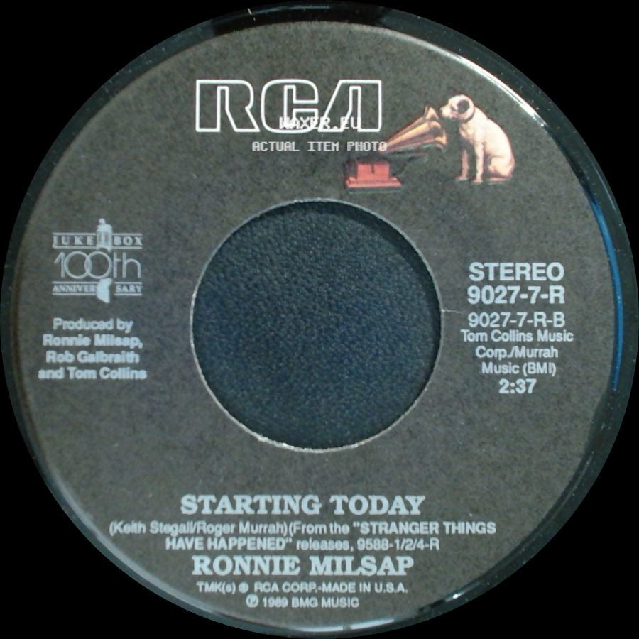 Ronnie Milsap - A Woman In Love / Starting Today side B