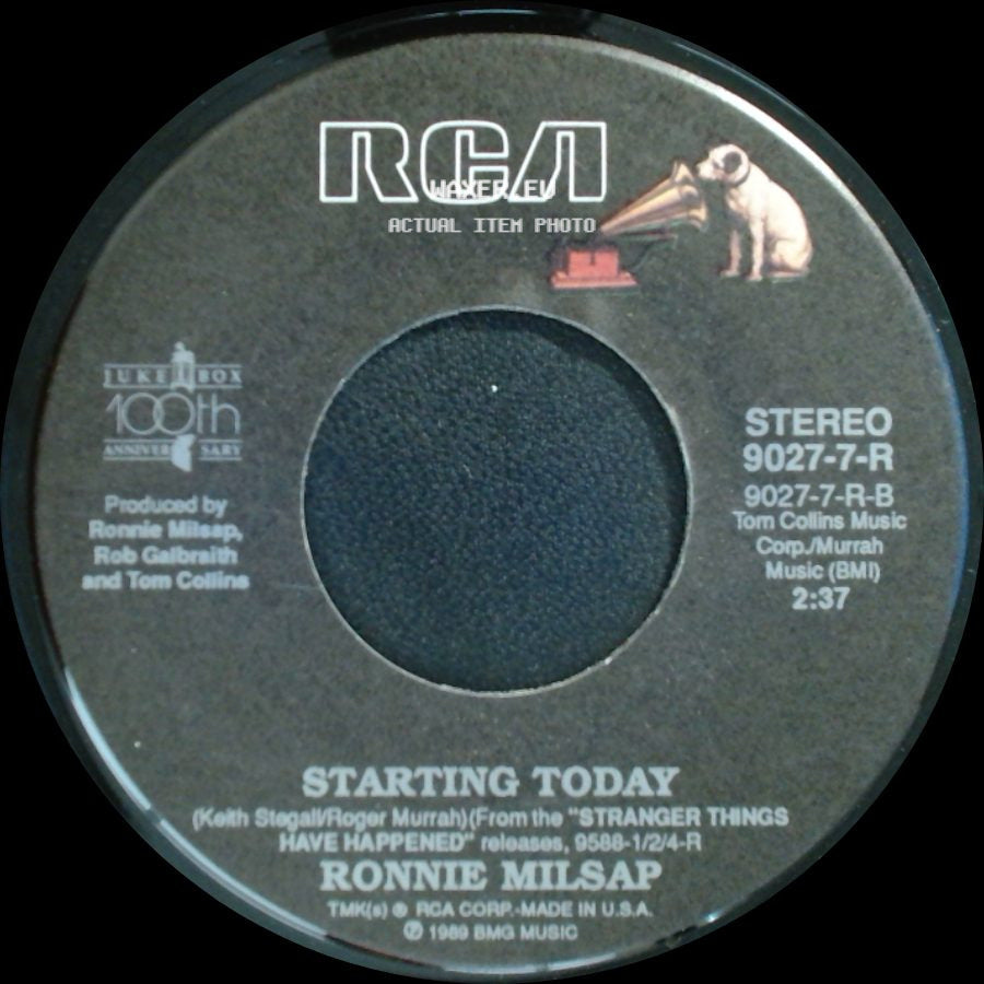 Ronnie Milsap - A Woman In Love / Starting Today side B