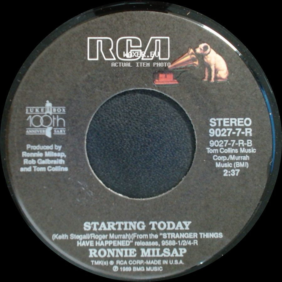 Ronnie Milsap - A Woman In Love / Starting Today side B