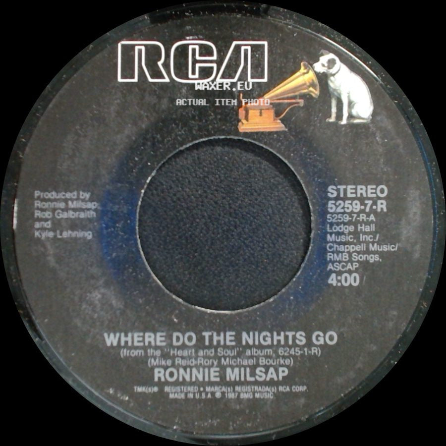 Ronnie Milsap - Where Do The Nights Go / If You Don't Want Me To side A