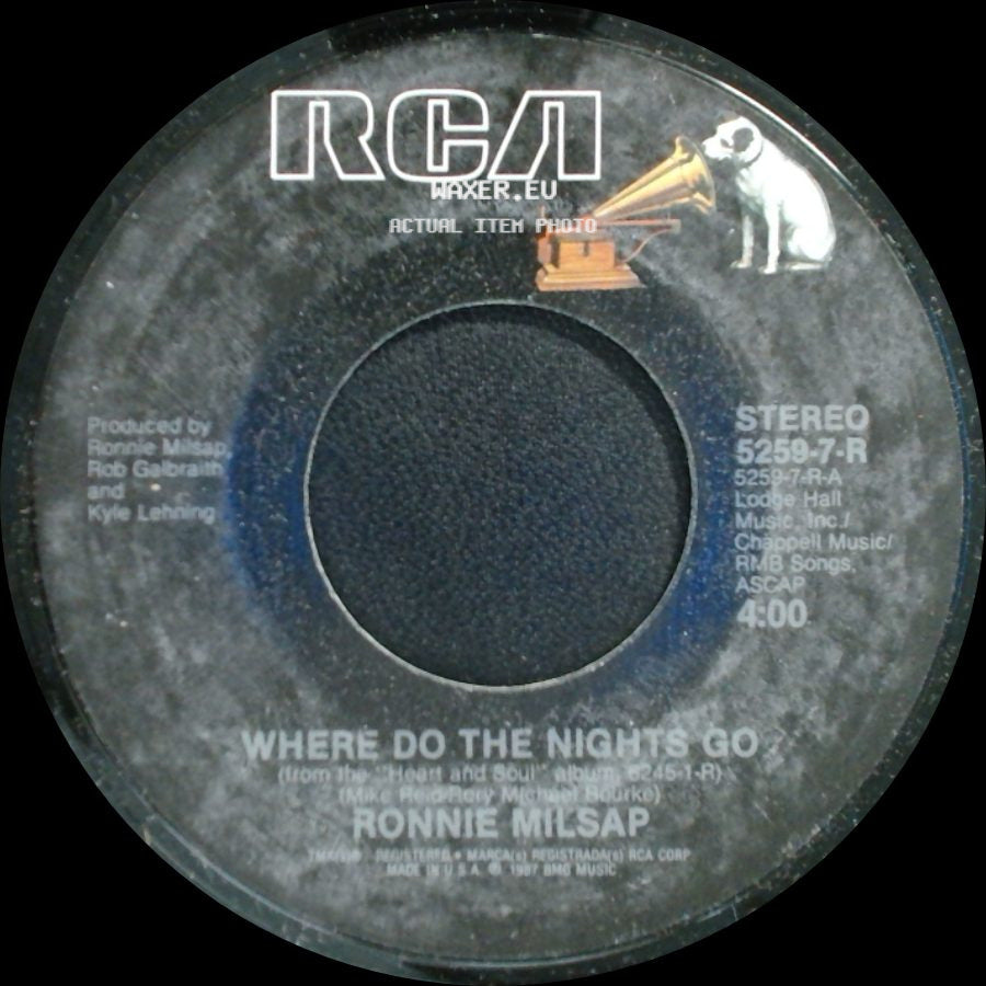 Ronnie Milsap - If You Don't Want Me To / Where Do The Nights Go side B