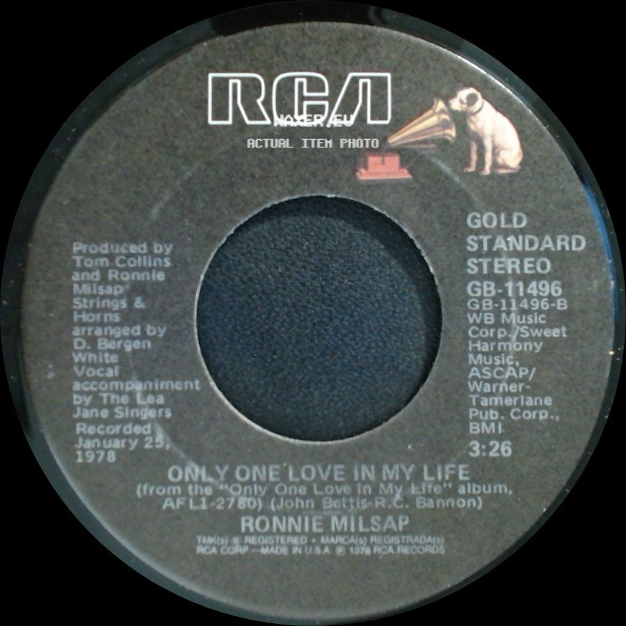 Ronnie Milsap - Only One Love In My Life / It Was Almost Like A Song side A