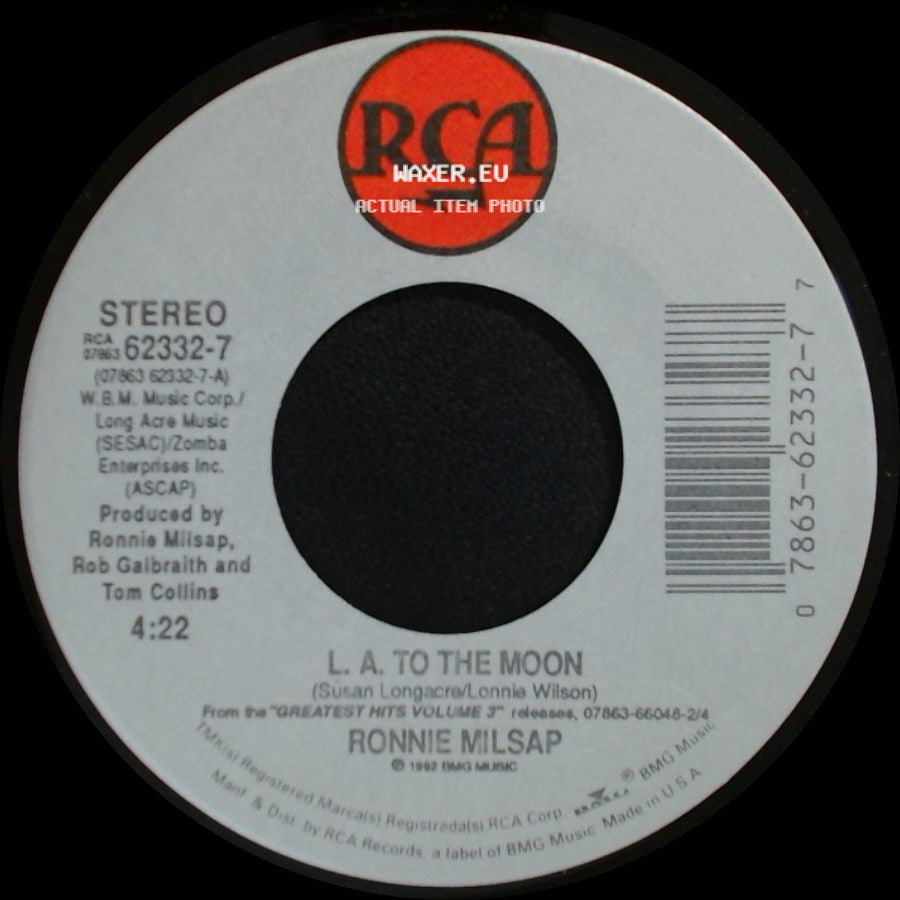 Ronnie Milsap - L. A. To The Moon / When The Hurt Comes Down side A