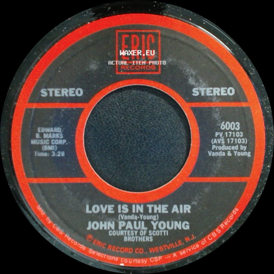 John Paul Young / Beverly Bremers - Love Is In The Air / Don't Say You Don't Remember side A
