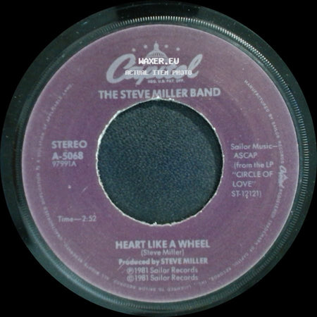 The Steve Miller Band - True Fine Love / Heart Like A Wheel side B