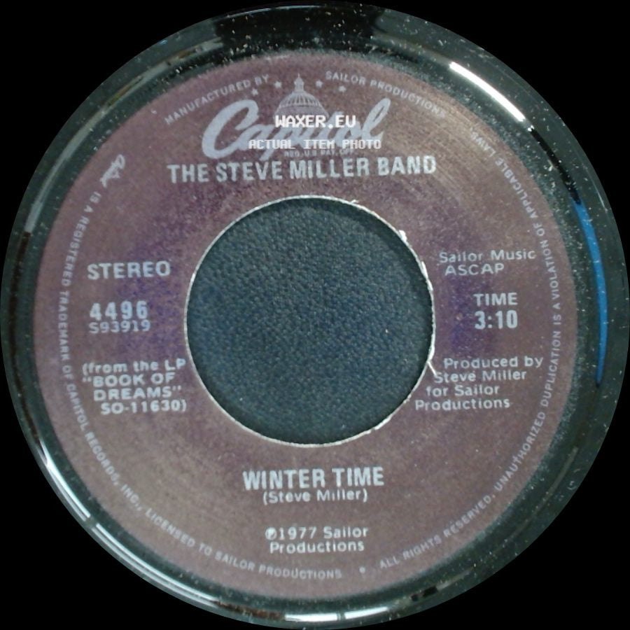 The Steve Miller Band - Swingtown / Winter Time side B
