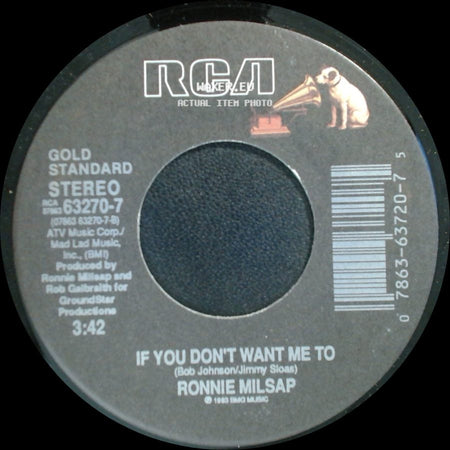 Ronnie Milsap - Still Losing You / If You Don't Want Me To side B