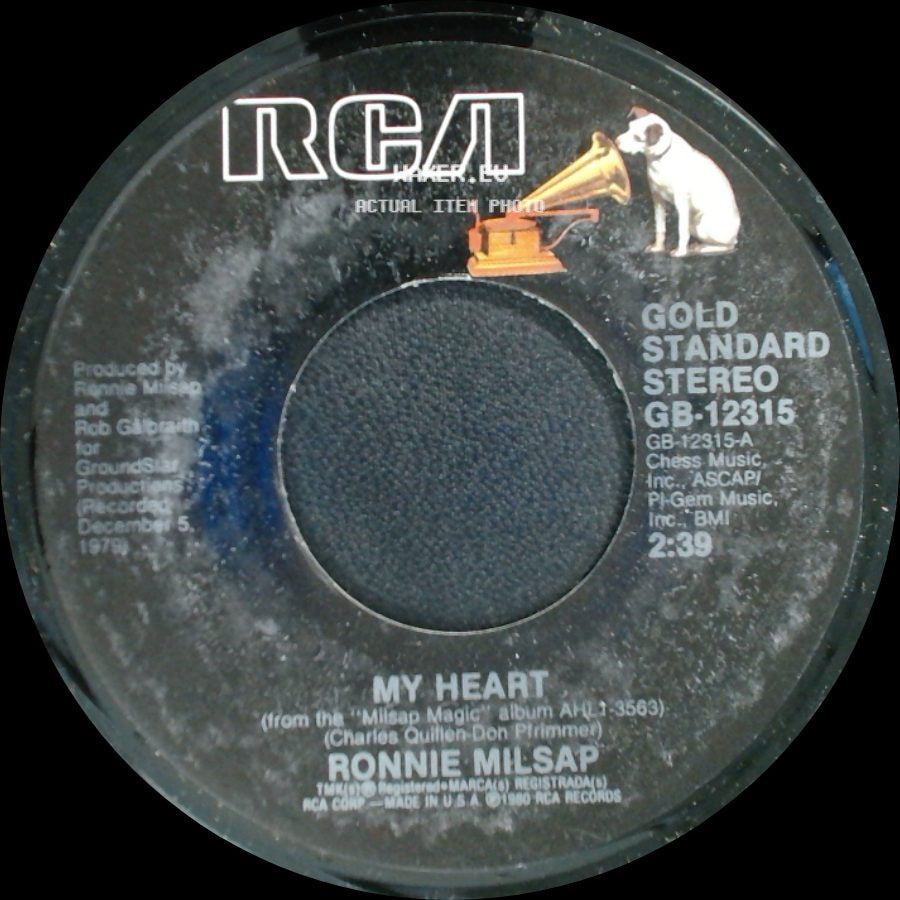 Ronnie Milsap - Silent Night (After The Fight) / My Heart side B