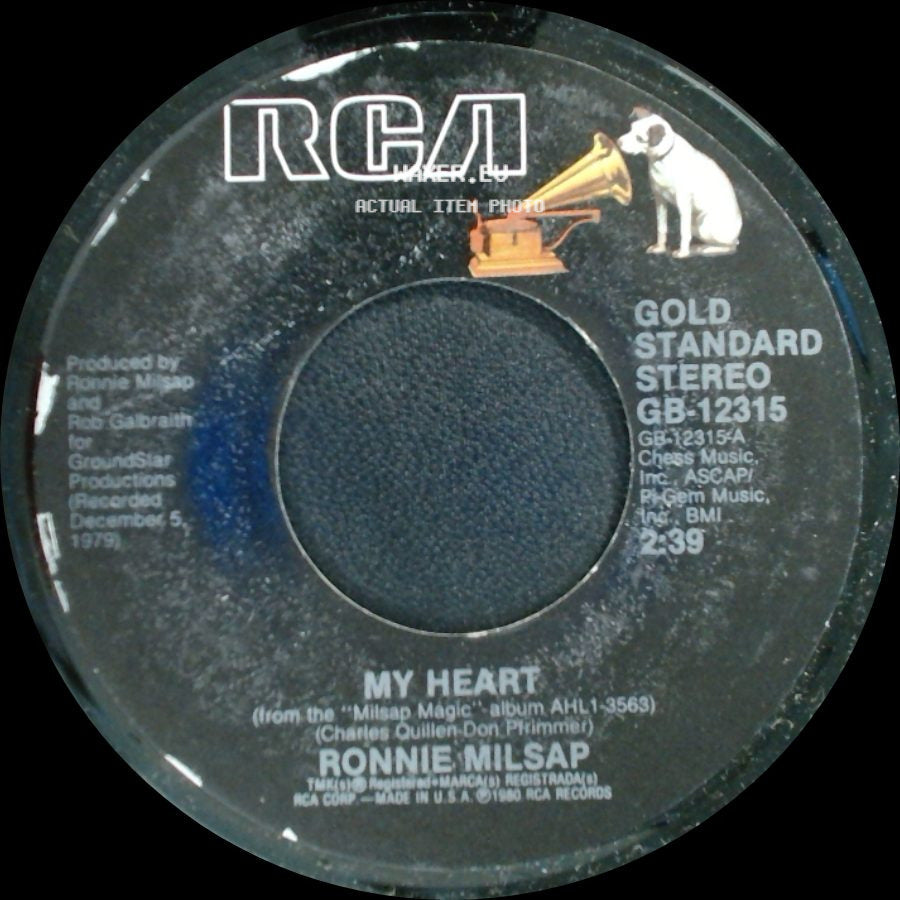 Ronnie Milsap - My Heart / Silent Night (After The Fight) side A