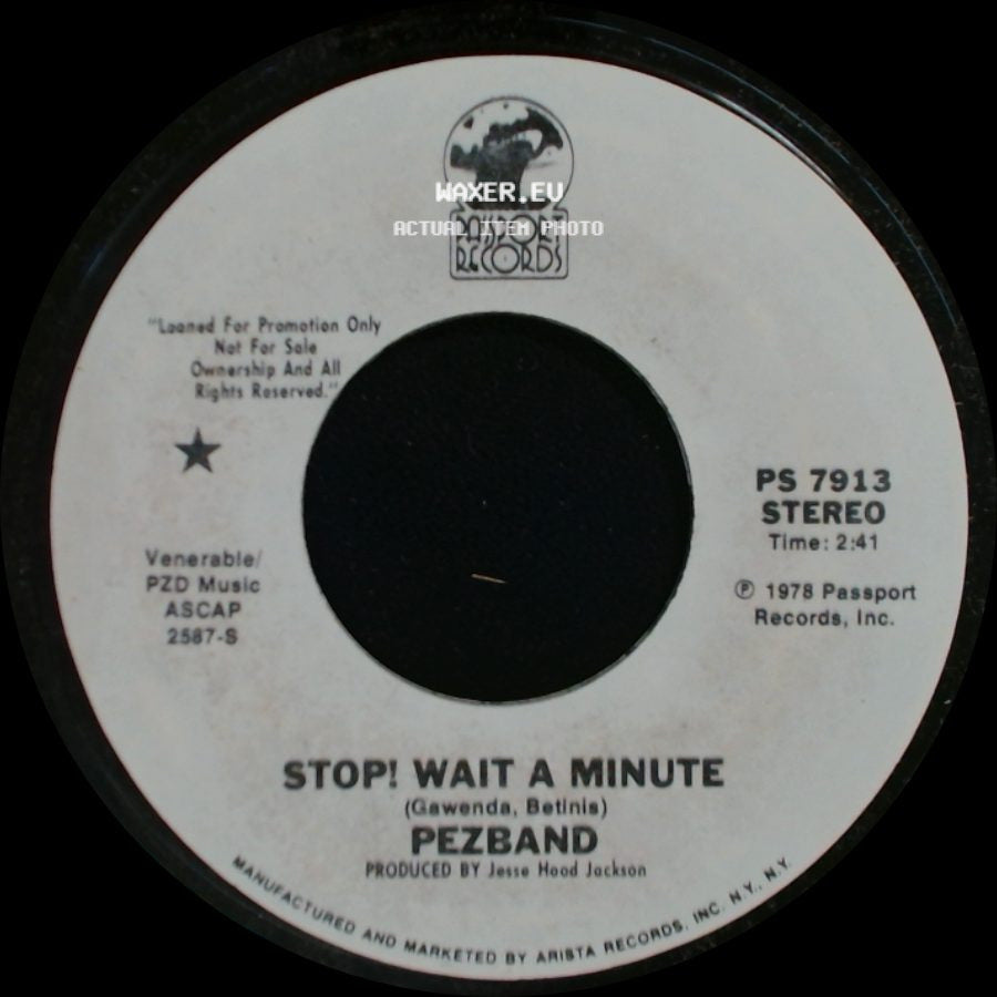 Pezband - Stop! Wait A Minute / Stop! Wait A Minute side A