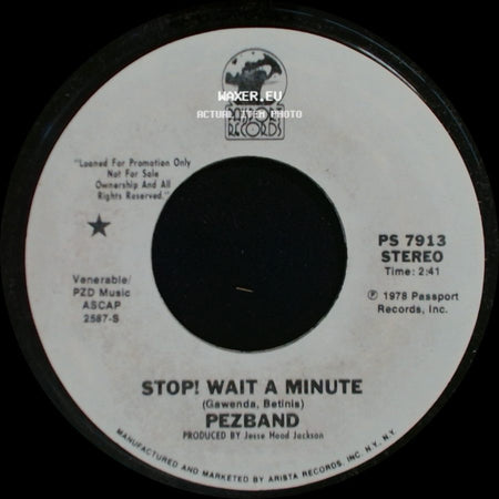 Pezband - Stop! Wait A Minute / Stop! Wait A Minute side A
