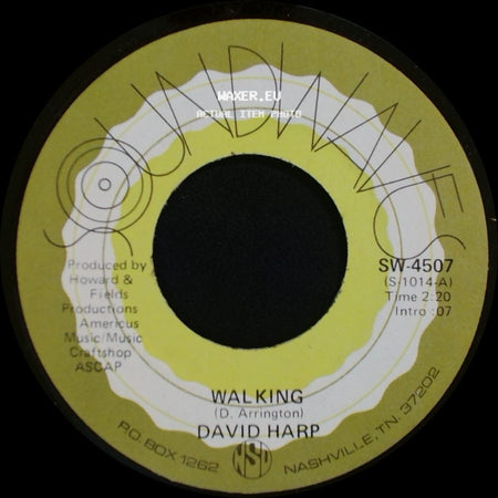 David Harp - Walking / The Joy Of Being Together side A