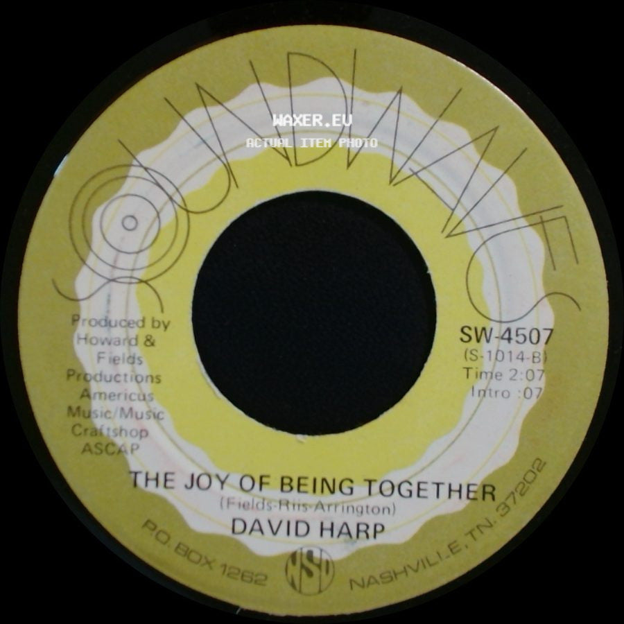 David Harp - Walking / The Joy Of Being Together side B